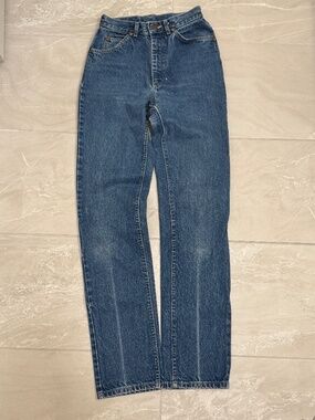 Vintage Lee Union Made Jeans 70s 80s High Rise Straight Leg